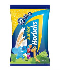 Horlicks Junior Health And Nutrition Drink With Vanilla Flavour 400gm Pouch